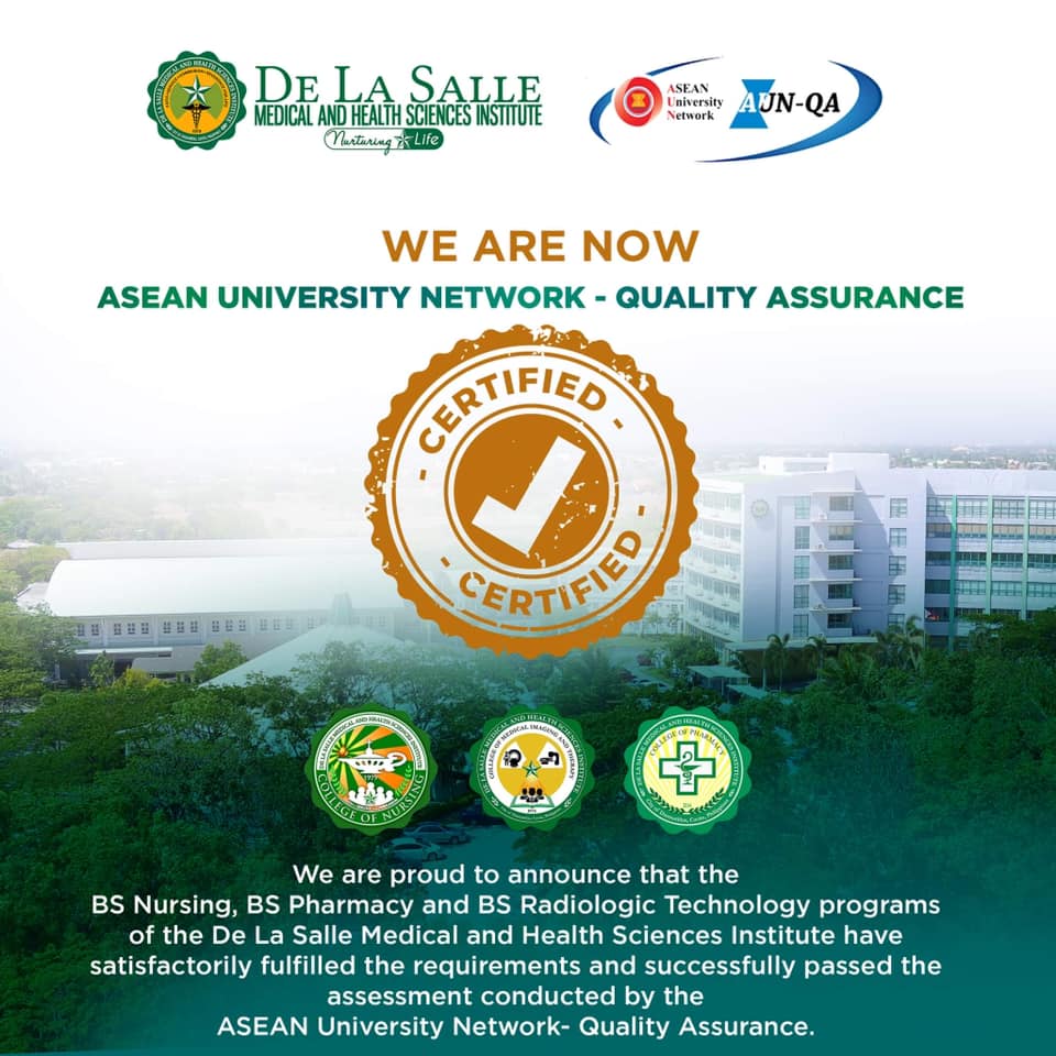 DLSMHSI receives AUN-QA certification Originally posted on November 29, 2021